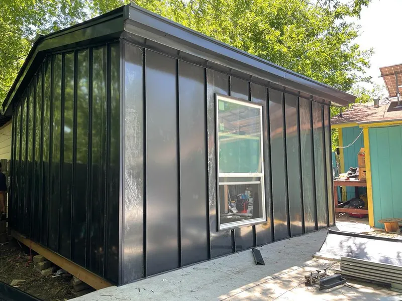 Black standing seam metal wall panels for Roof Inspection in Kahului